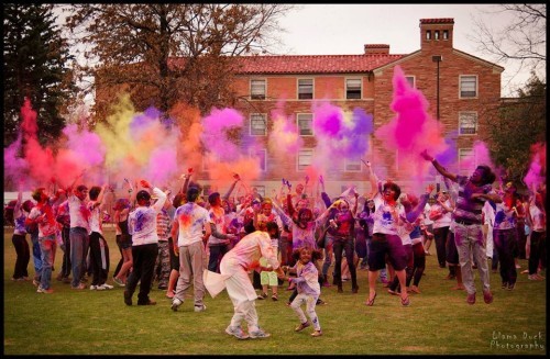 Holi at CU Boulder