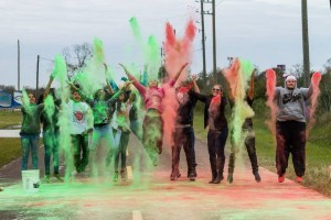 A Holiday themed color 5k with PurColour powder
