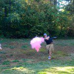 Gender Reveal with PurColour Neon Pink Powder