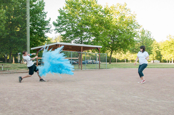 baseball reveal blue