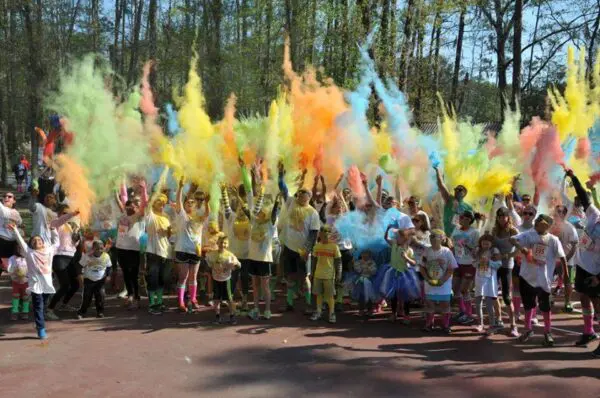 PurColour color powder at Fort Stewart
