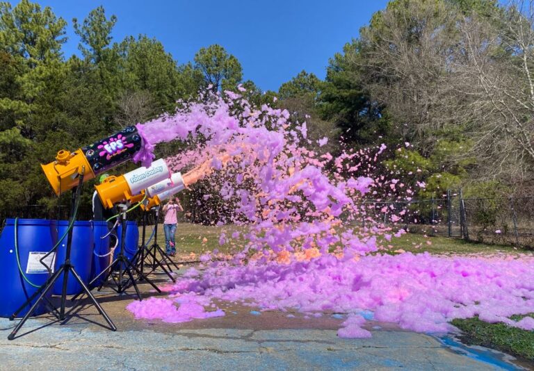 Purple Liquid Color Foam