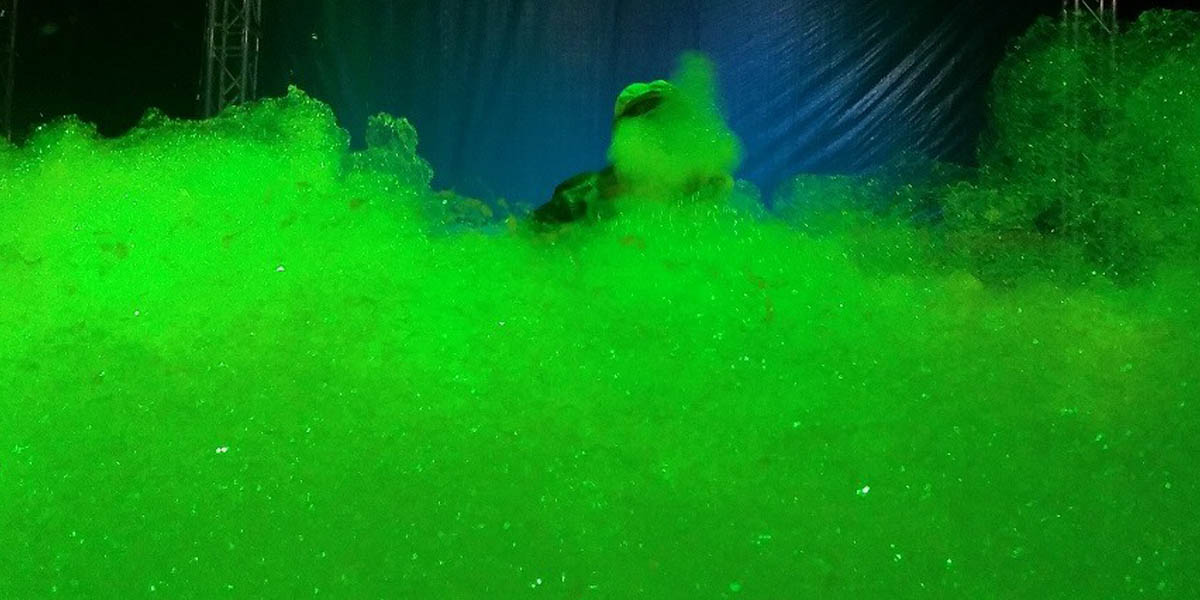 purcolour colored foam, glow foam, uv foam, foam run, foam party