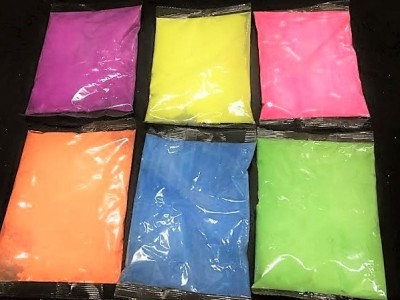 PurColour Color Powder Neon/AfterDark in normal lighting bags